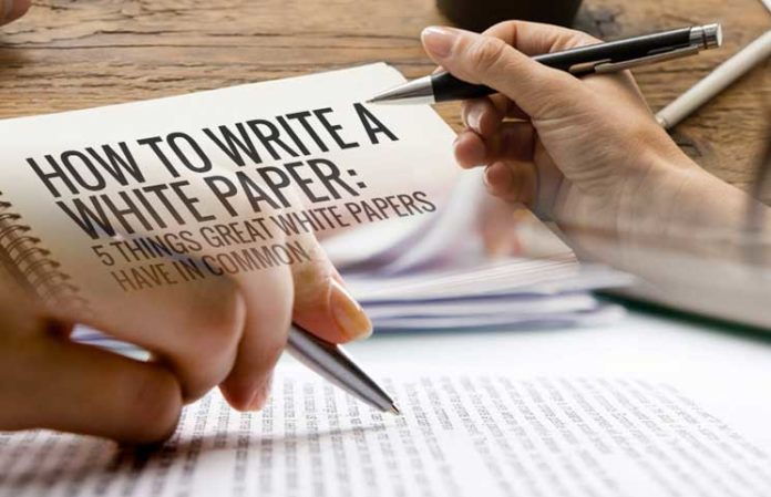how to write a perfect whitepaper for ICO