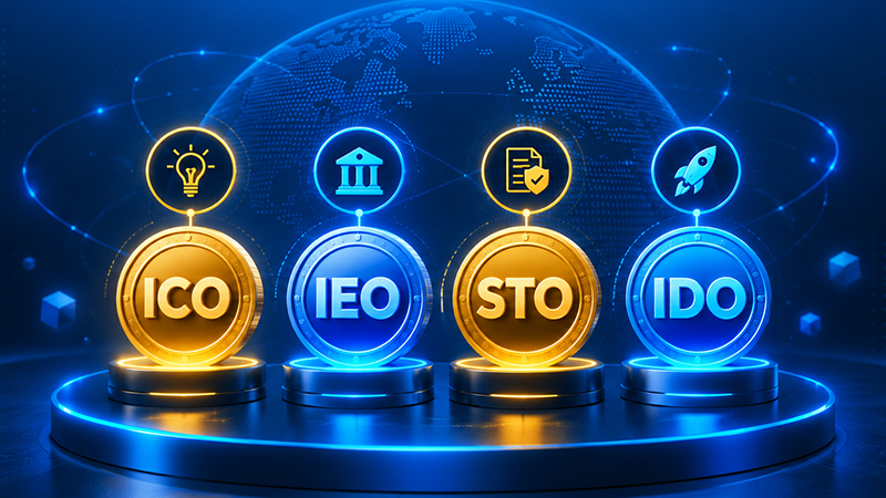ICO vs IEO vs STO vs IDO: What's the Difference?